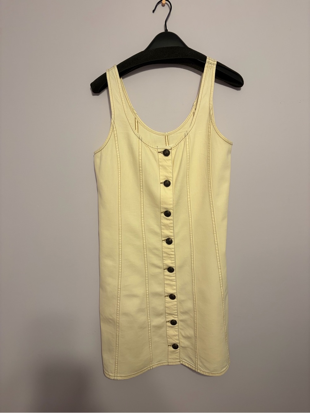 rag & bone Featherweight Laney Button-Front Mini Dress